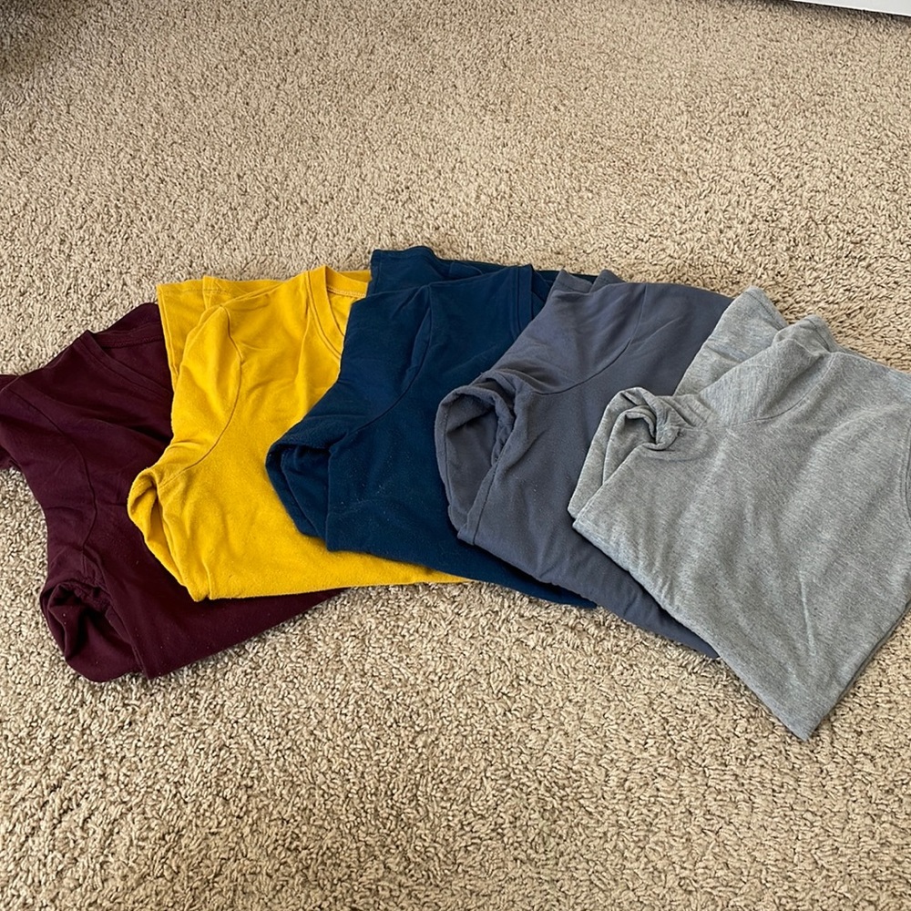 No Boundaries Long-Sleeve Shirts Set of 5